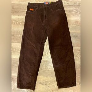 Empyre Skate Java Corduroy Pants (dark brown) —Waist 32
